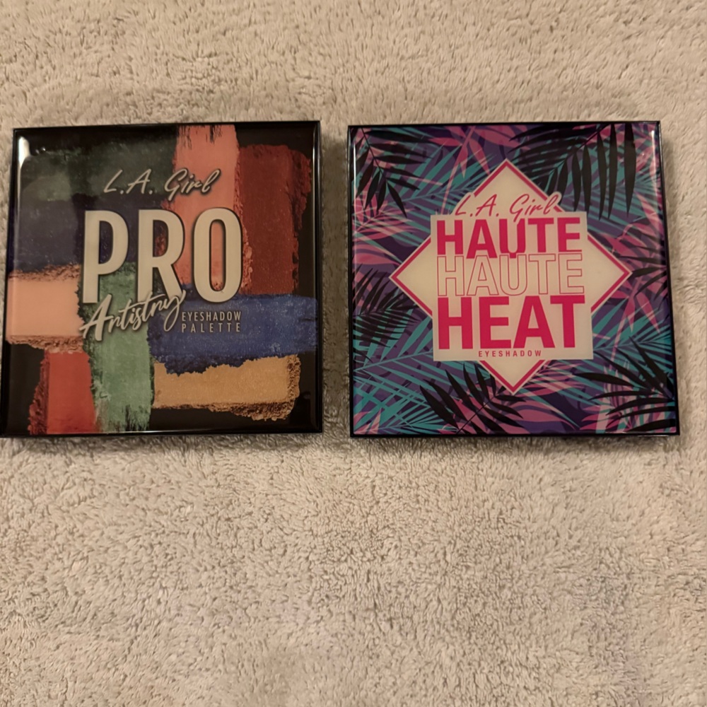 LA Girl Haute Heat and Pro Eyeshadow Palettes